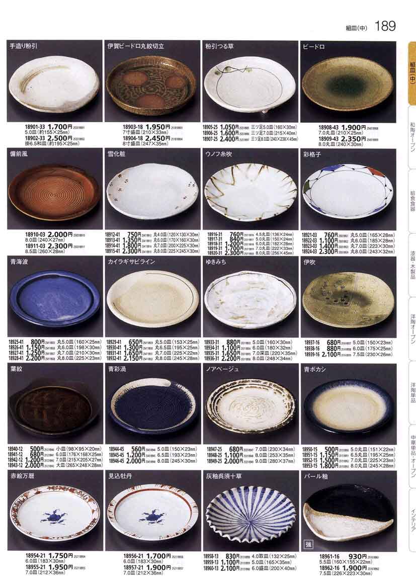 食器 和・丸皿陶里 ＴＯＲＩ ＯＲＩＧＩＮＡＬ ＷＡＲＥ０５～０８ 第 