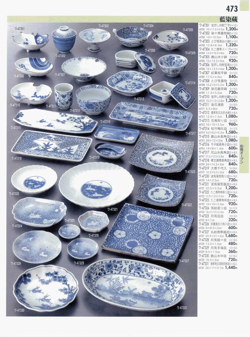 食器 和陶オープン藍染蔵ぎとう第２６集 陶器大全集 ２００６