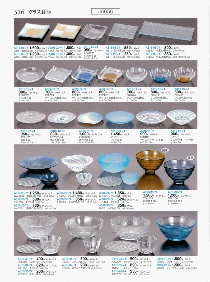 食器 ガラス食器器百科２１－316ページ
