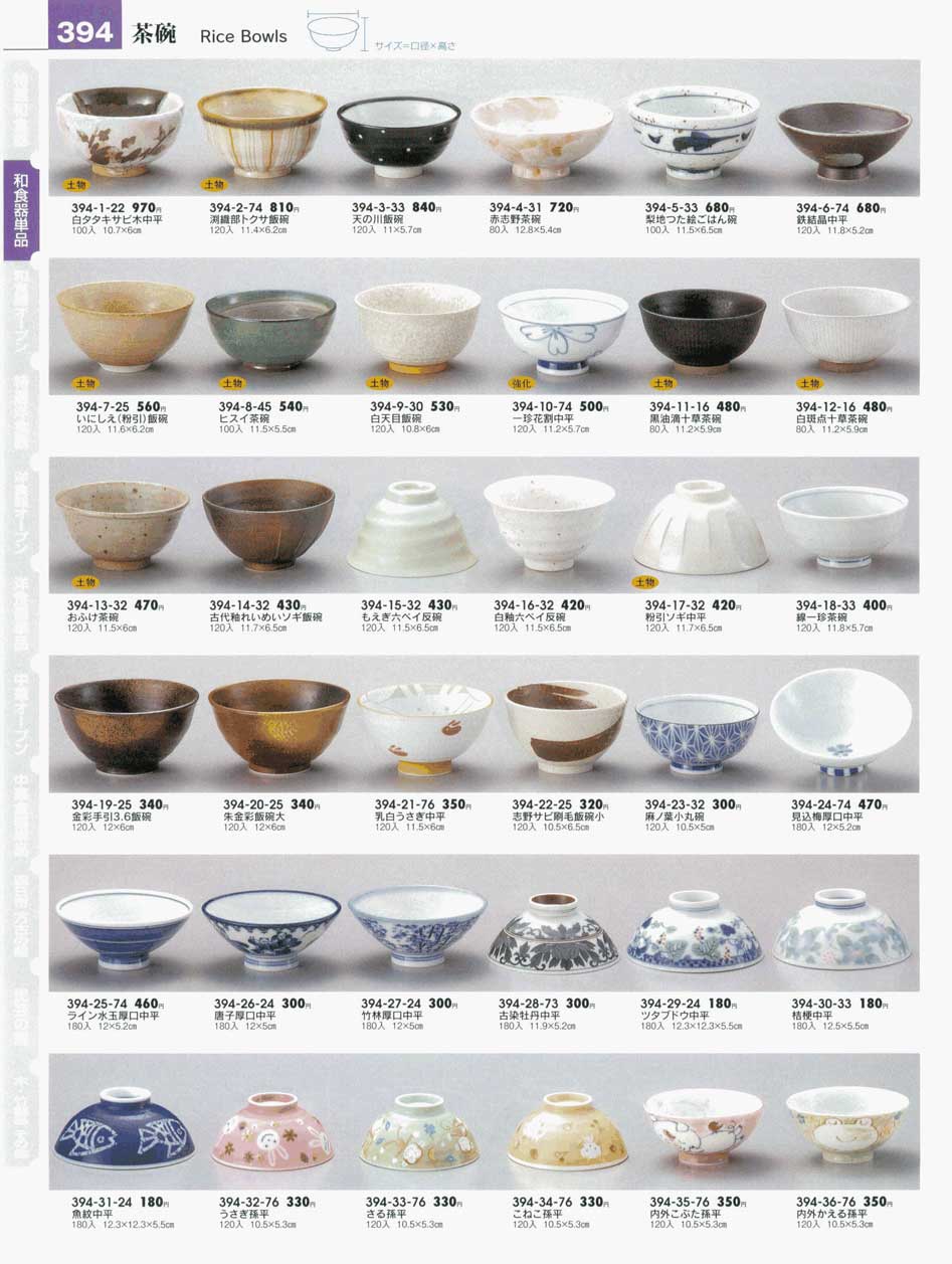 食器 茶碗みやびの器１１－394ページ