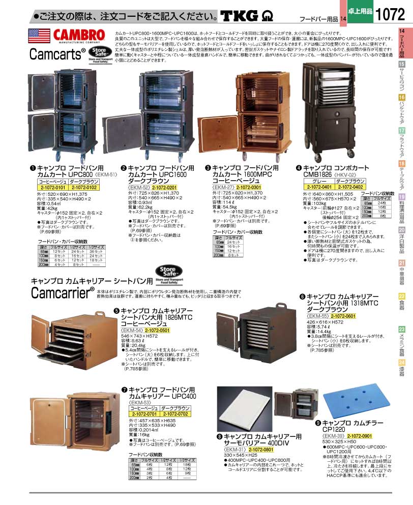 人気ブランドの新作 ｷｬﾝﾌﾞﾛ ﾌｰﾄﾞﾊﾟﾝ用ｶﾑｷｬﾘｱｰ UPC400 ｺｰﾋｰﾍﾞｰｼﾞｭ