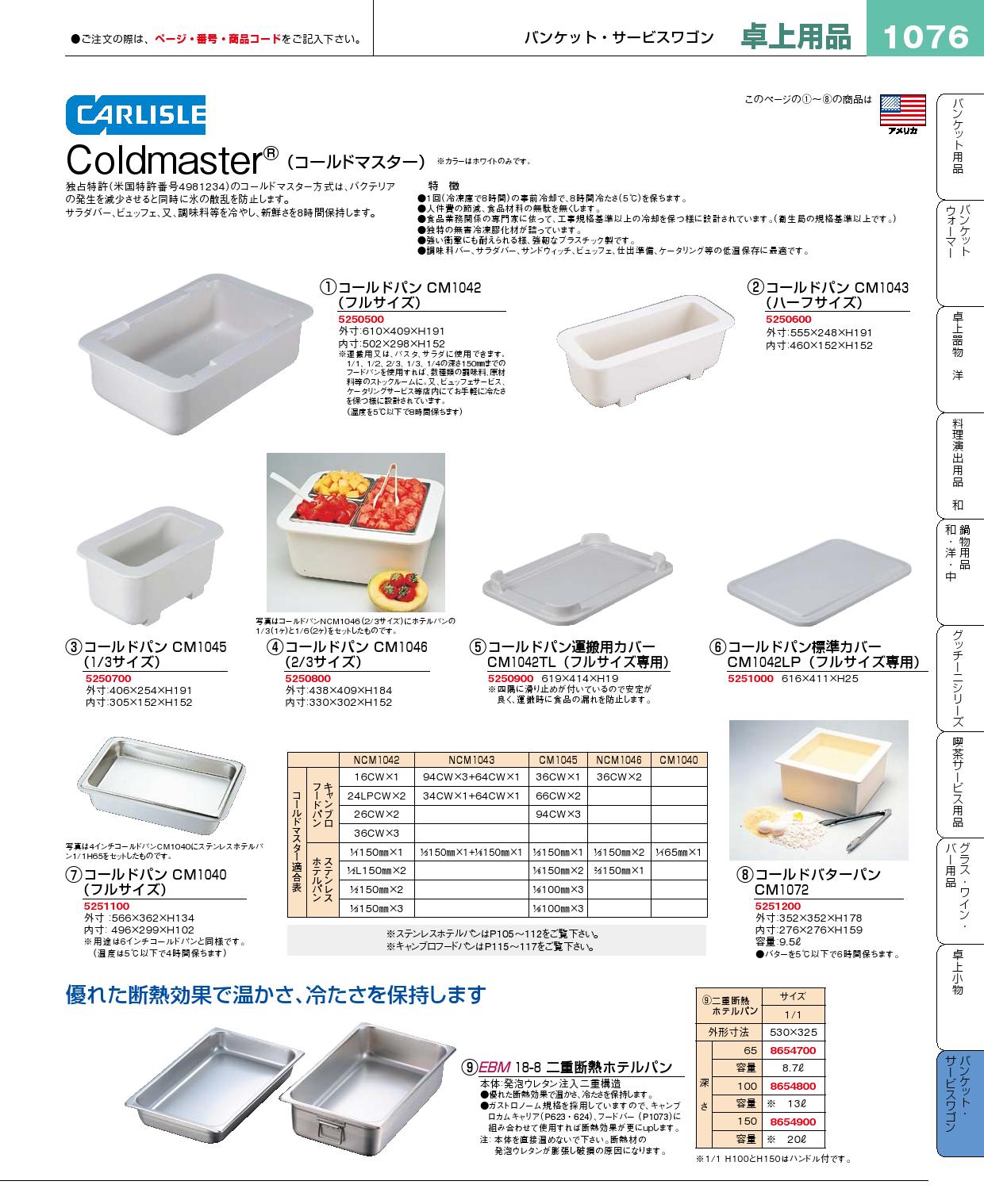 食器 コールドパン プロフェッショナルベストコレクション１５ ＥＢＭ