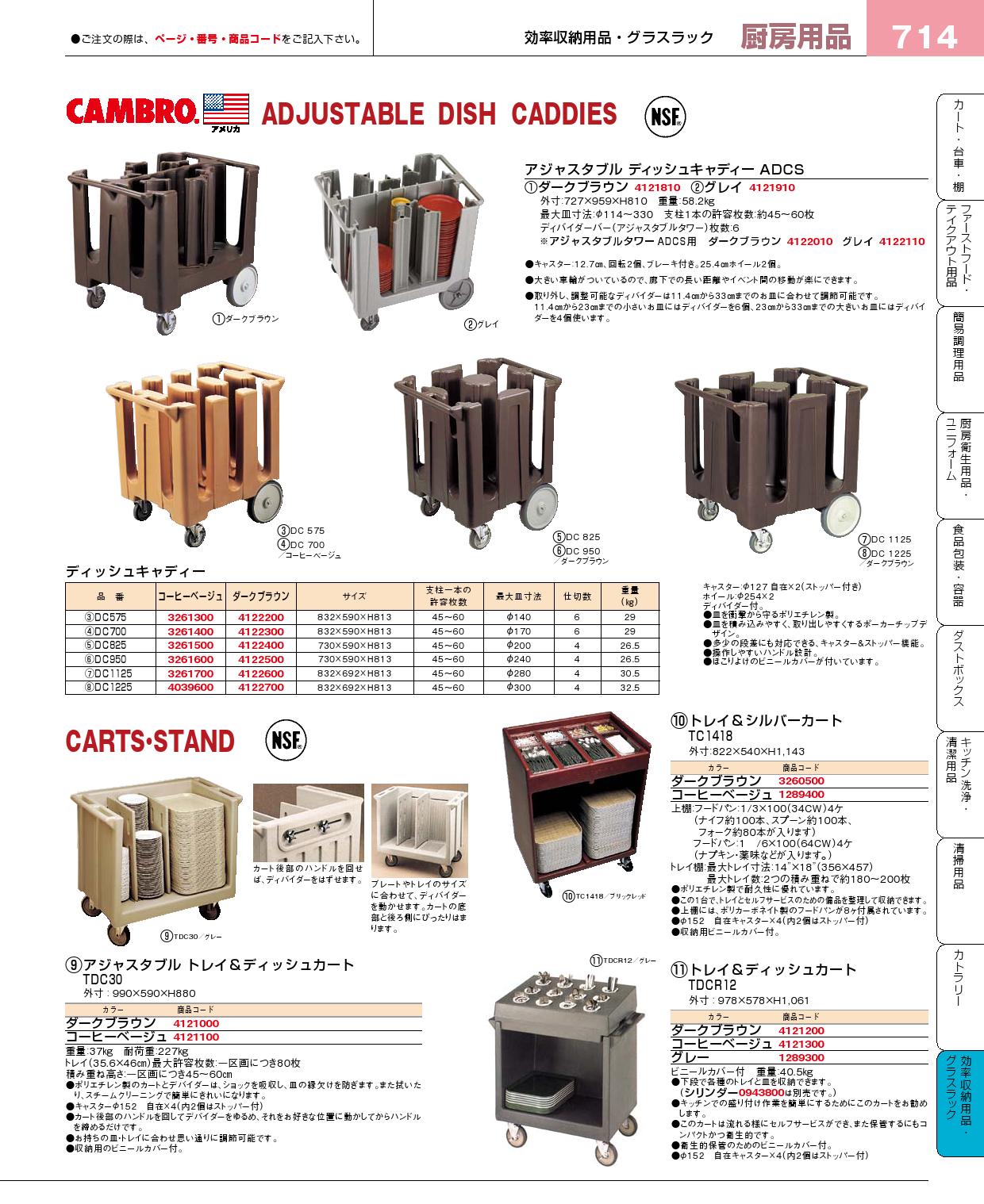 CAMBRO(キャンブロ) HDI1159D ディッシュキャディー(DC575 グレー