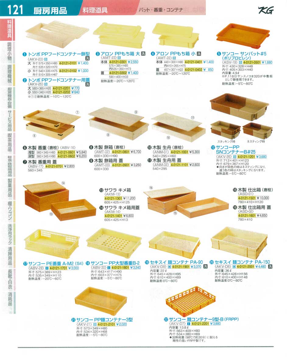 9-0158-0301)AMT02(90)木製 餅箱（唐桧）（商品番号4-0121-0801）