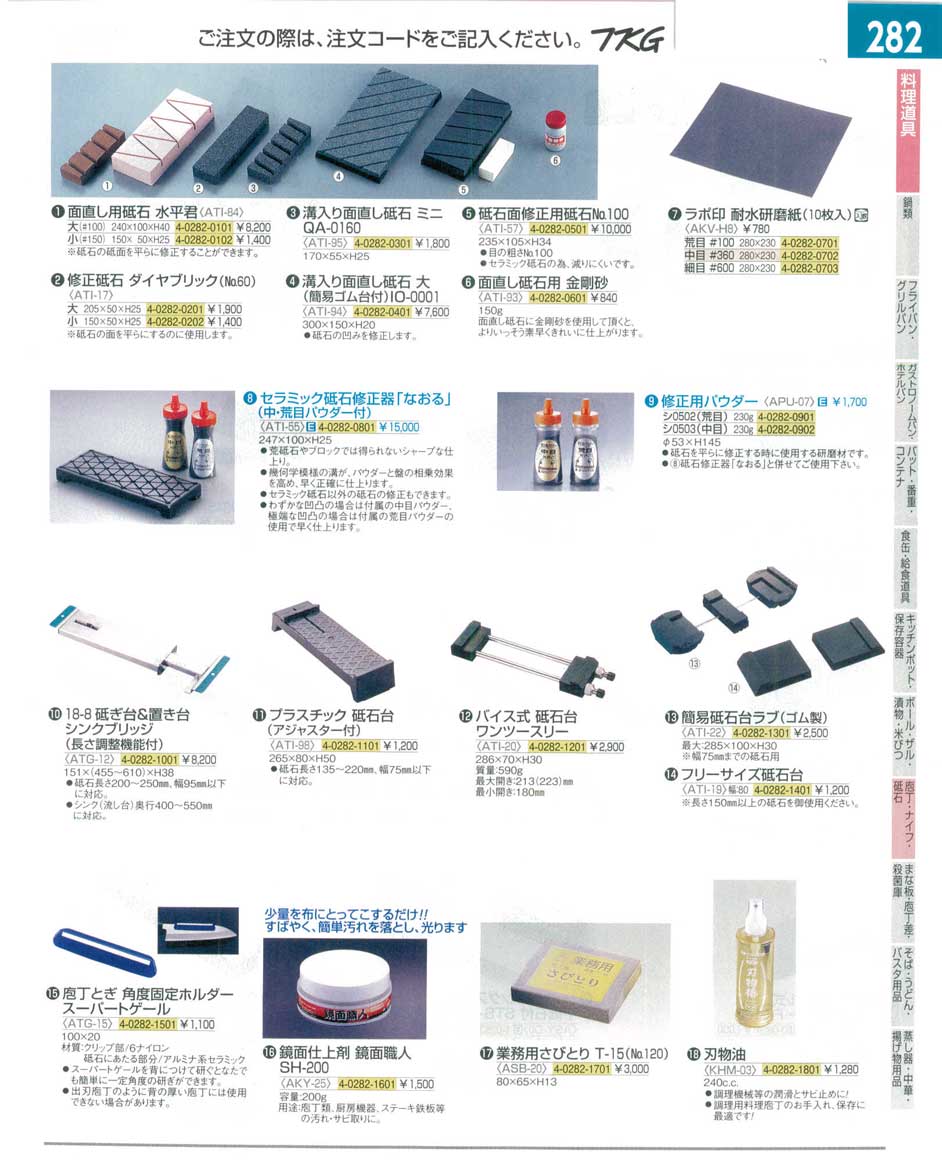 9-0351-0401)ATI98(90)プラスチック 砥石台（アジャスター付）ＩＺ