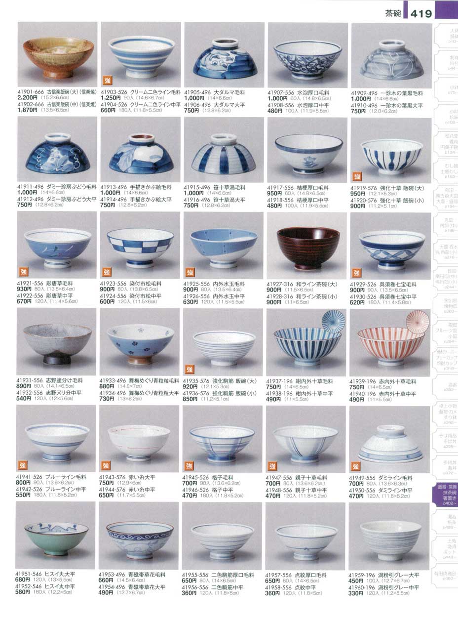 食器 茶碗陶雅１６－419ページ