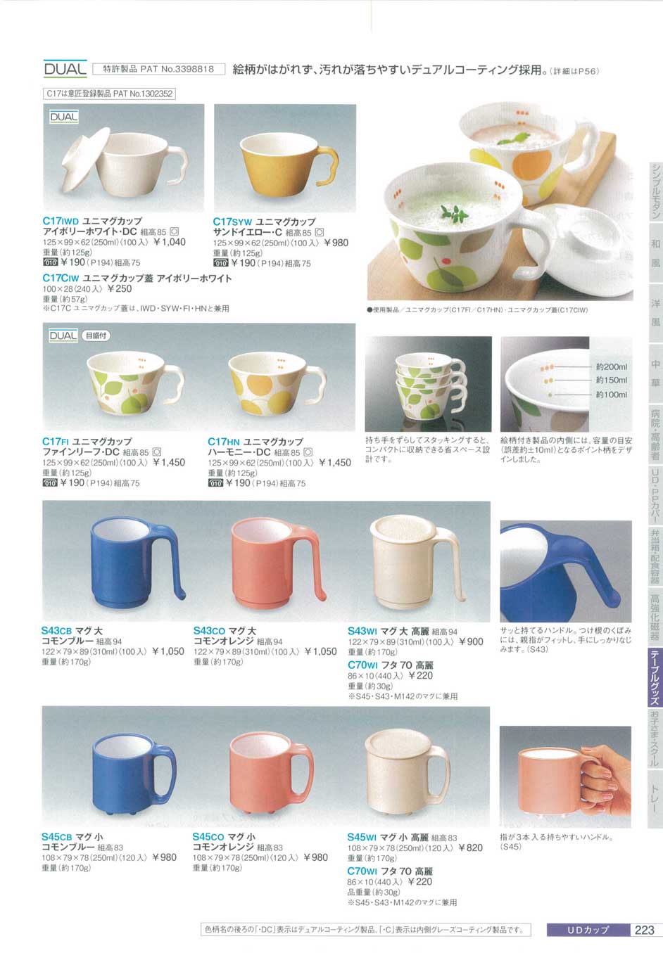 ユニカップ(介護用品：介護用マグカップ) - 食事介助商品