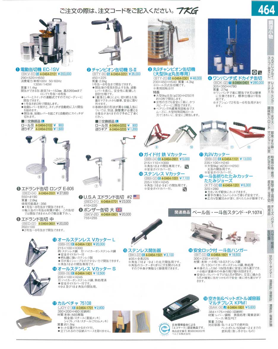 9-0592-0201)KTT02(126)一斗缶折りたたみカッター たたみジョーズ