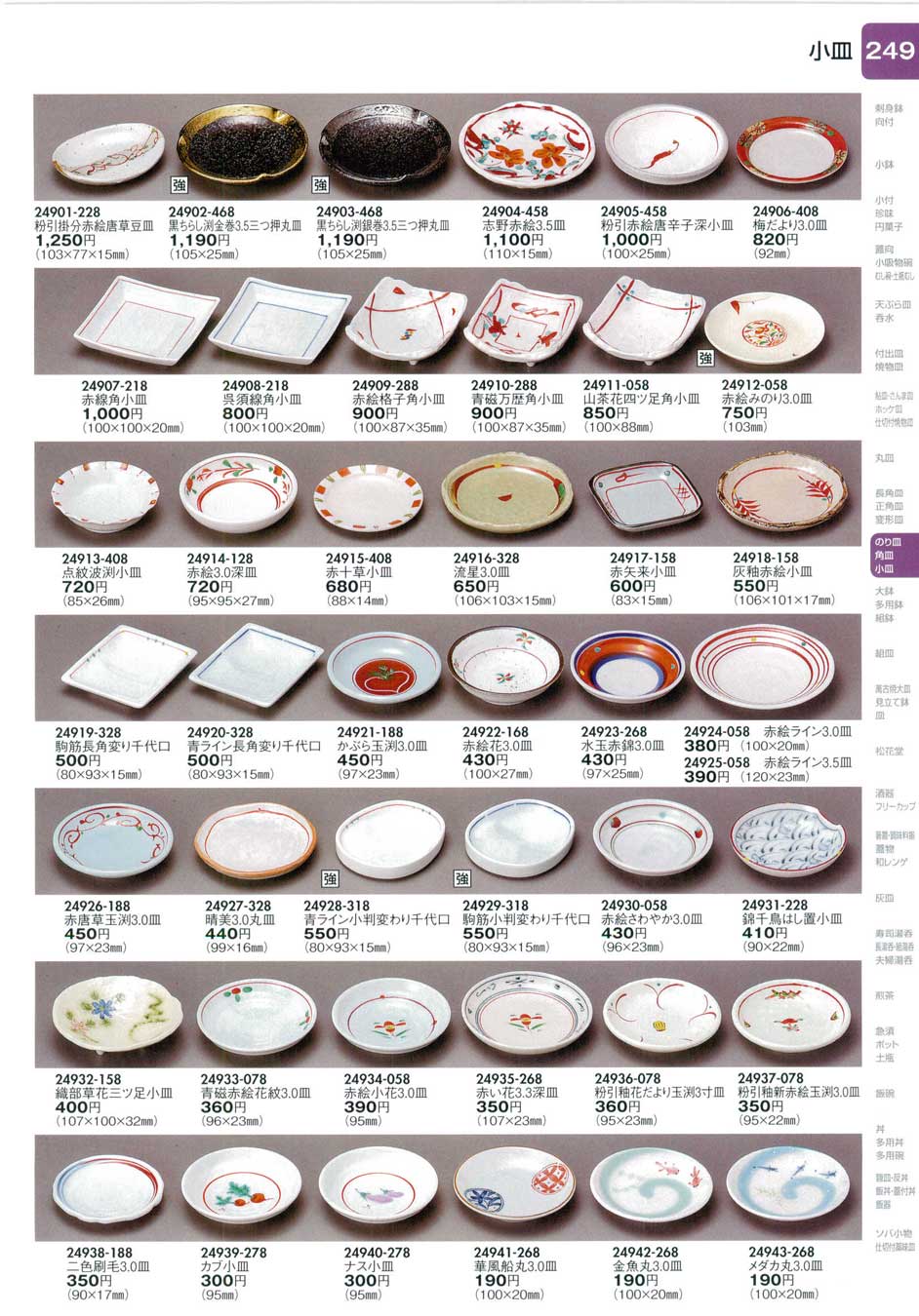 食器 小皿陶里２８－249ページ