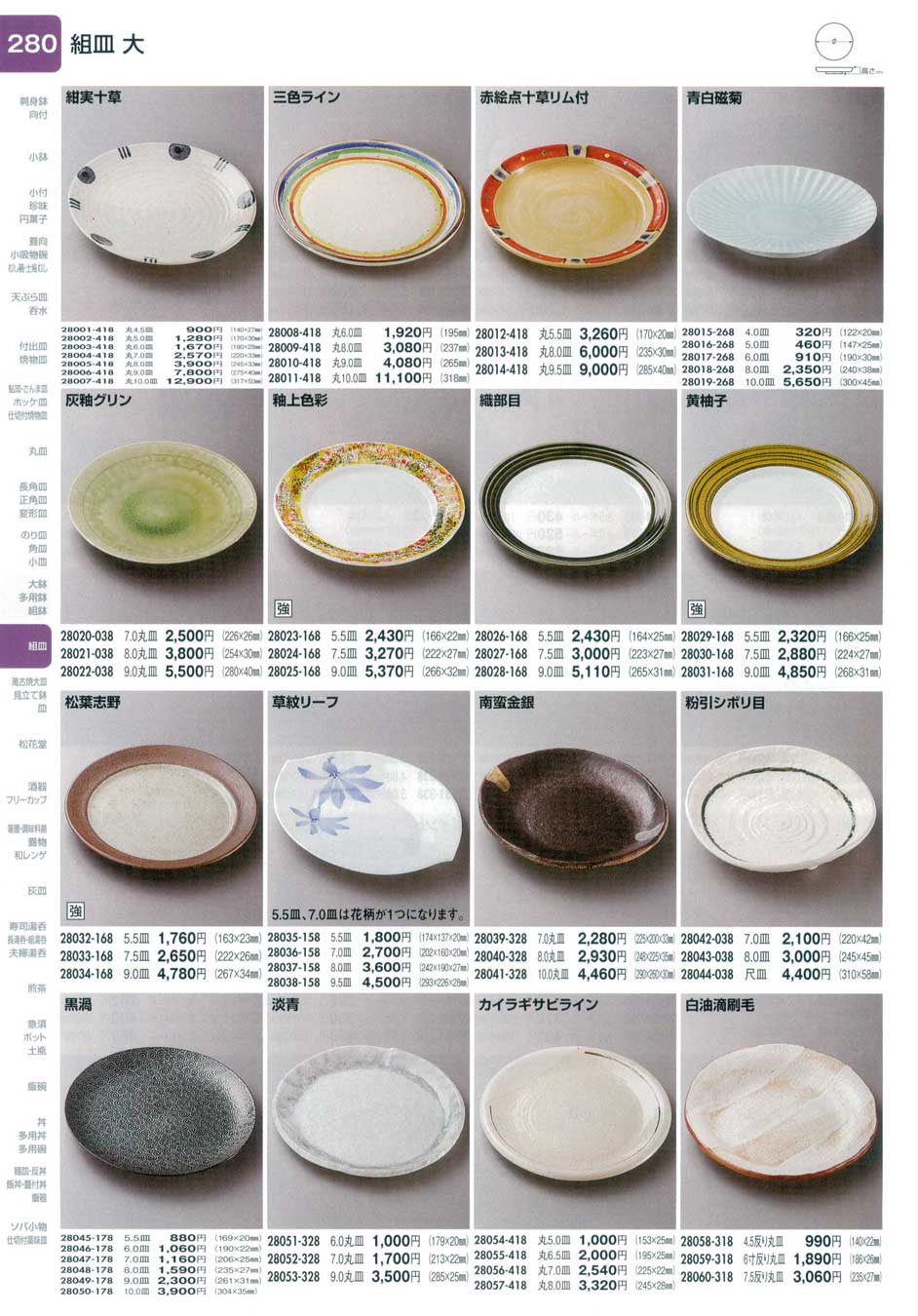 食器 組皿（大）陶里２８－280ページ