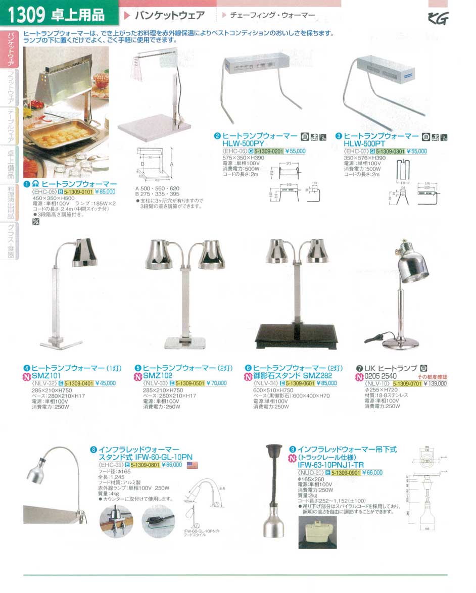 9-1649-0401)NLV3201(120)ヒートランプウォーマー（１灯）ＳＭＺ１０１