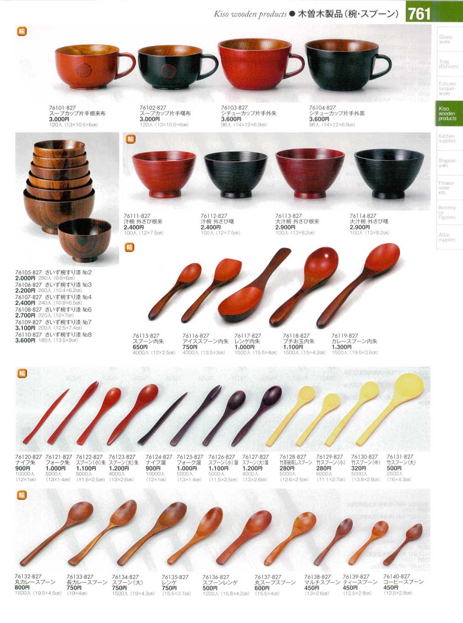 食器 木曽木製品陶雅１７－761ページ