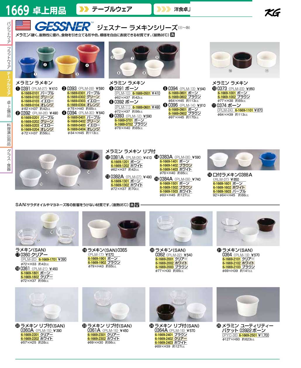 食器 ジェスナーラメキンシリーズ ＴＫＧ１６－２ 遠藤商事－1669ページ