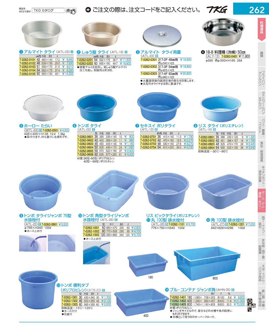 食器 洗い桶 ＴＫＧ１７－１ 遠藤商事－262ページ