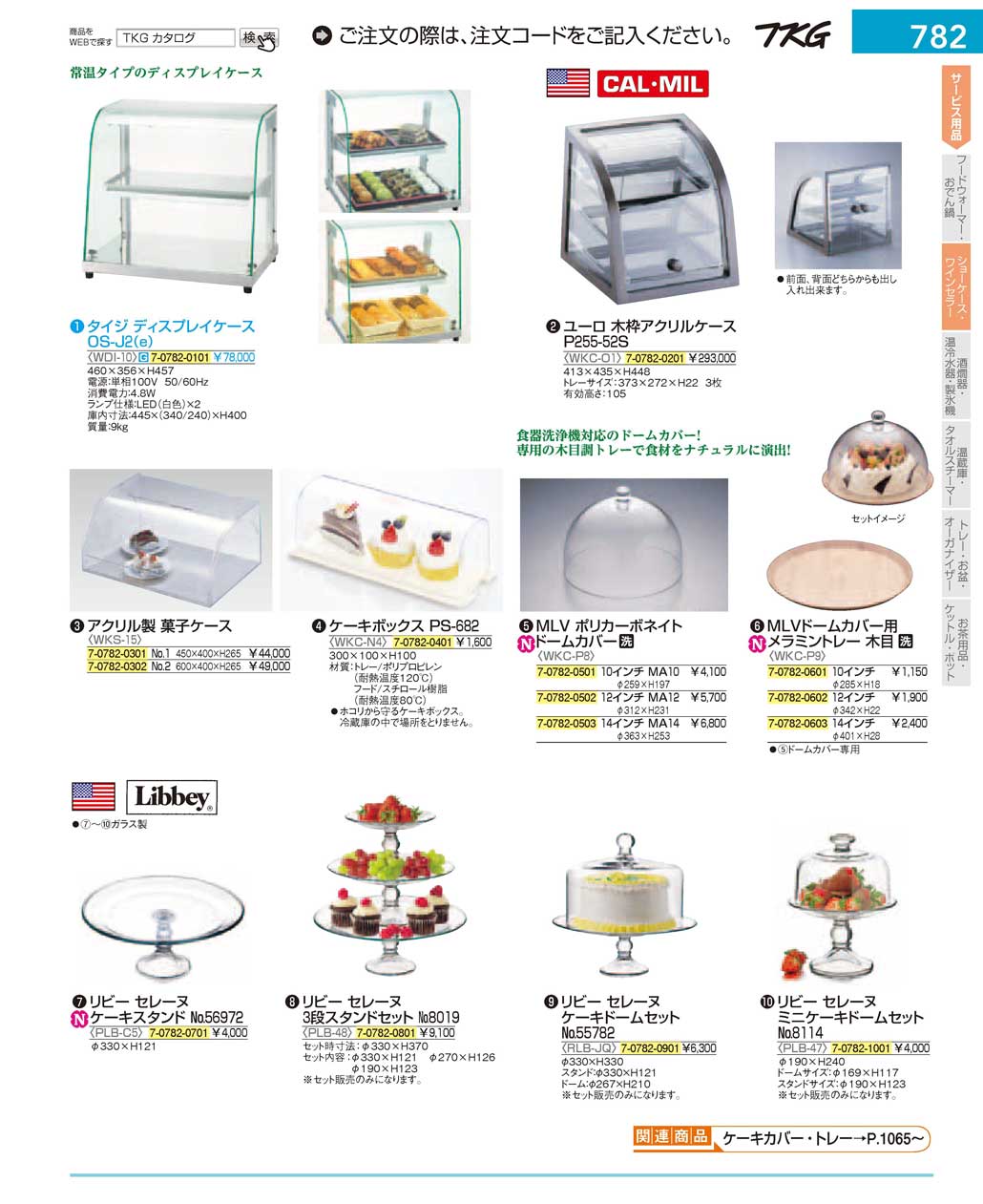 食器 ショーケース ｔｋｇ１７ １ 遠藤商事 7ページ