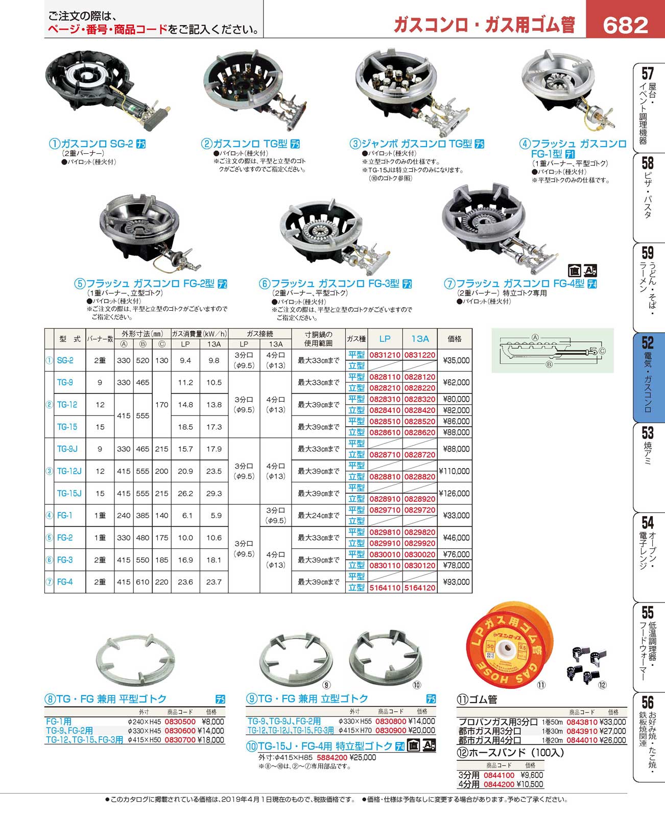 食器 ガスコンロ・ガス用ゴム管Gas Stoves プロフェッショナルベスト