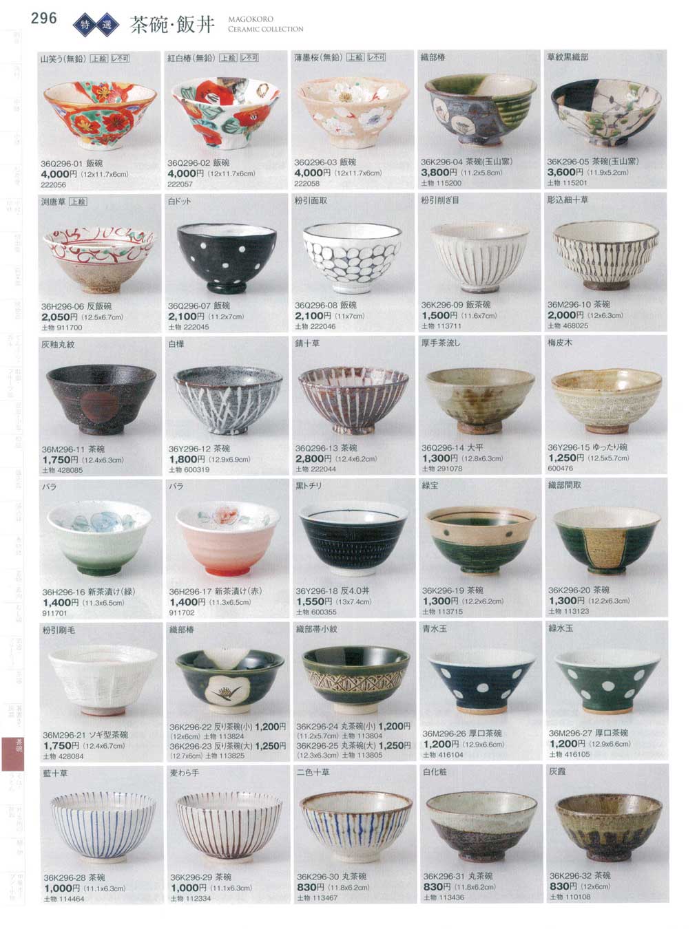 青水玉 厚口茶碗（商品番号36M296-26）