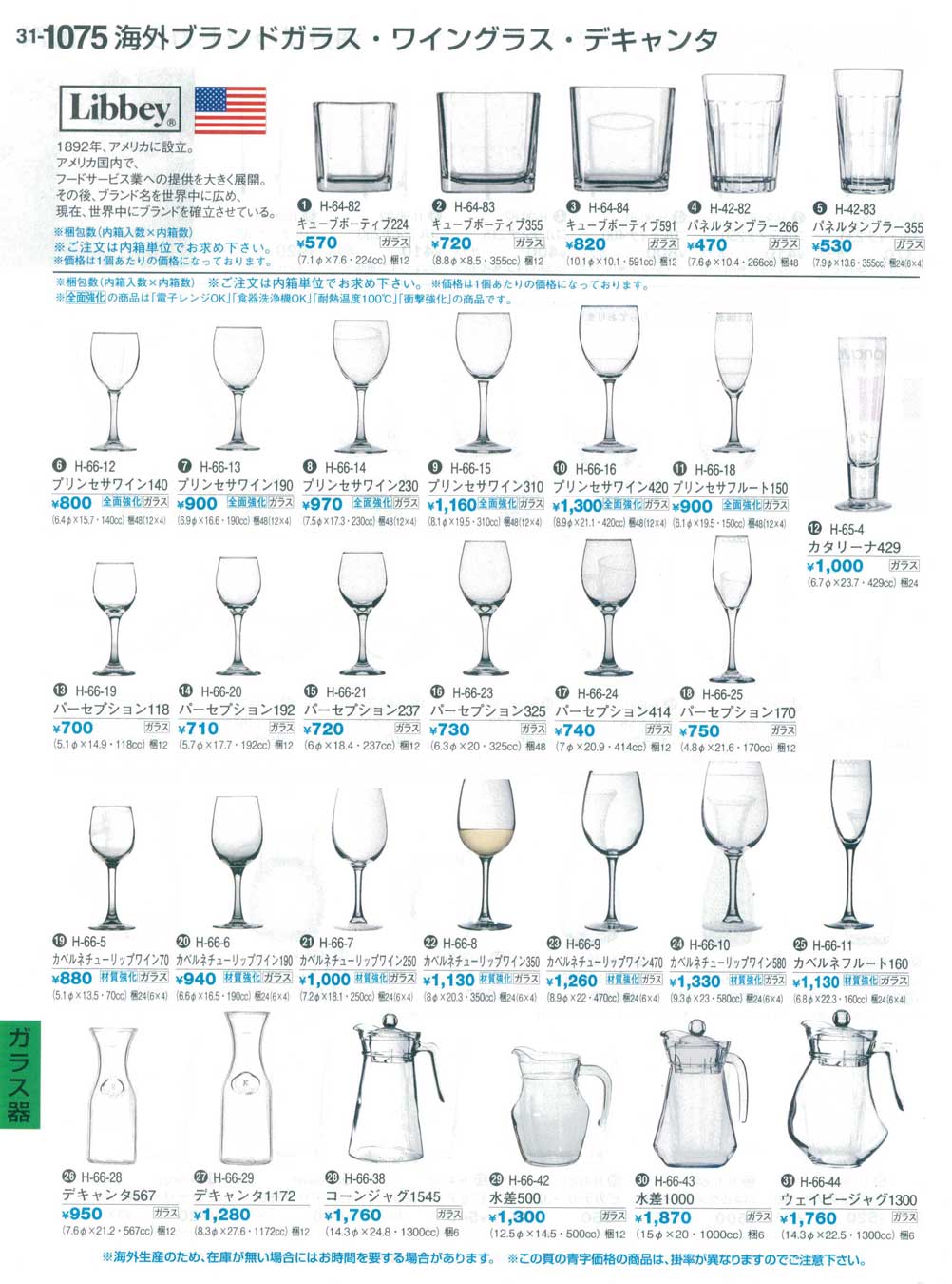 食器 海外ブランドガラス・ワイングラス・デキャンタGlassware 割烹