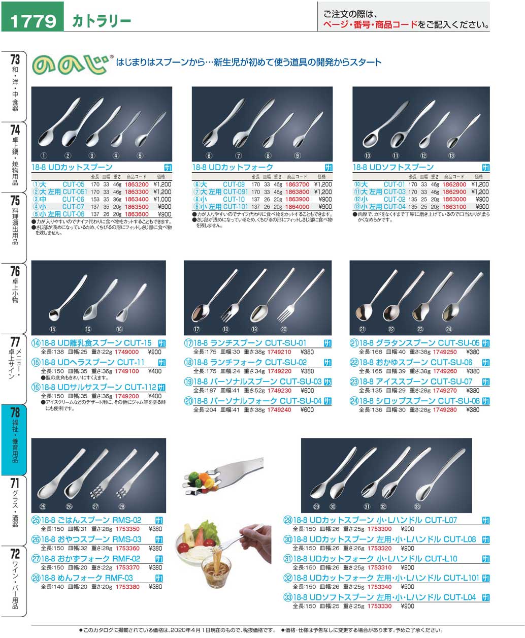 ののじ １８ ８ シロップスプーン ｃｕｔ ｓｕ ０８ 1 商品番号