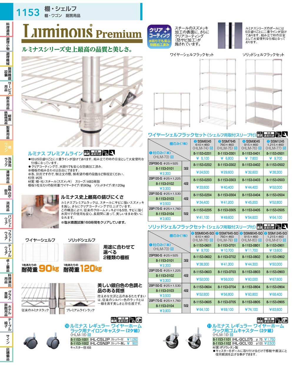 食器 ルミナスプレミアムライン：Shelf / Luminous Premium ＴＫＧ１８