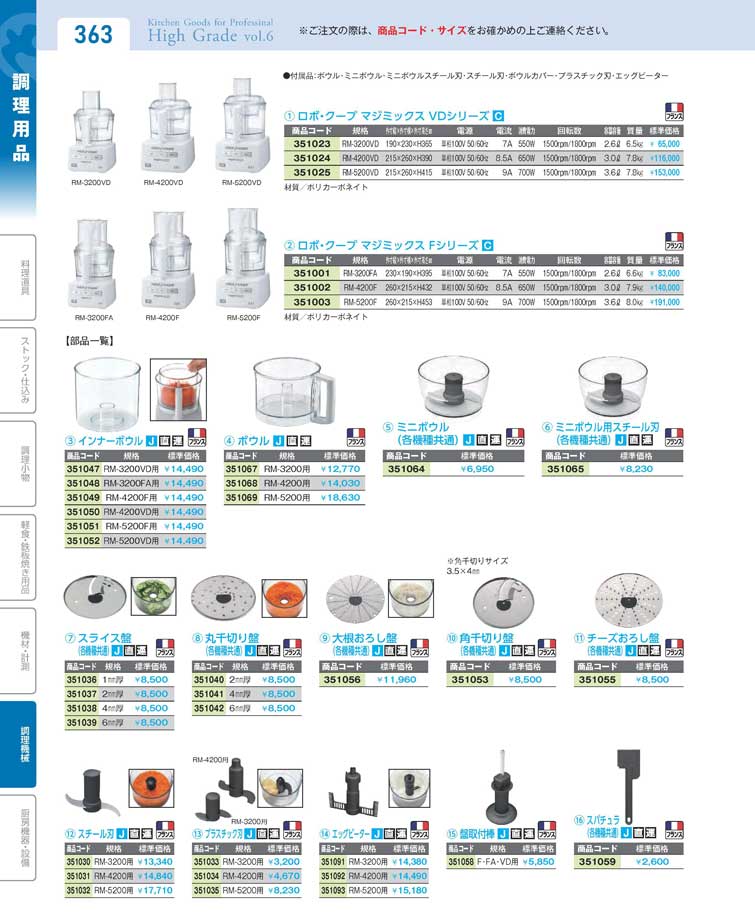 インナーボウルＲＭ-４２００Ｆ用（150）（商品番号351049）