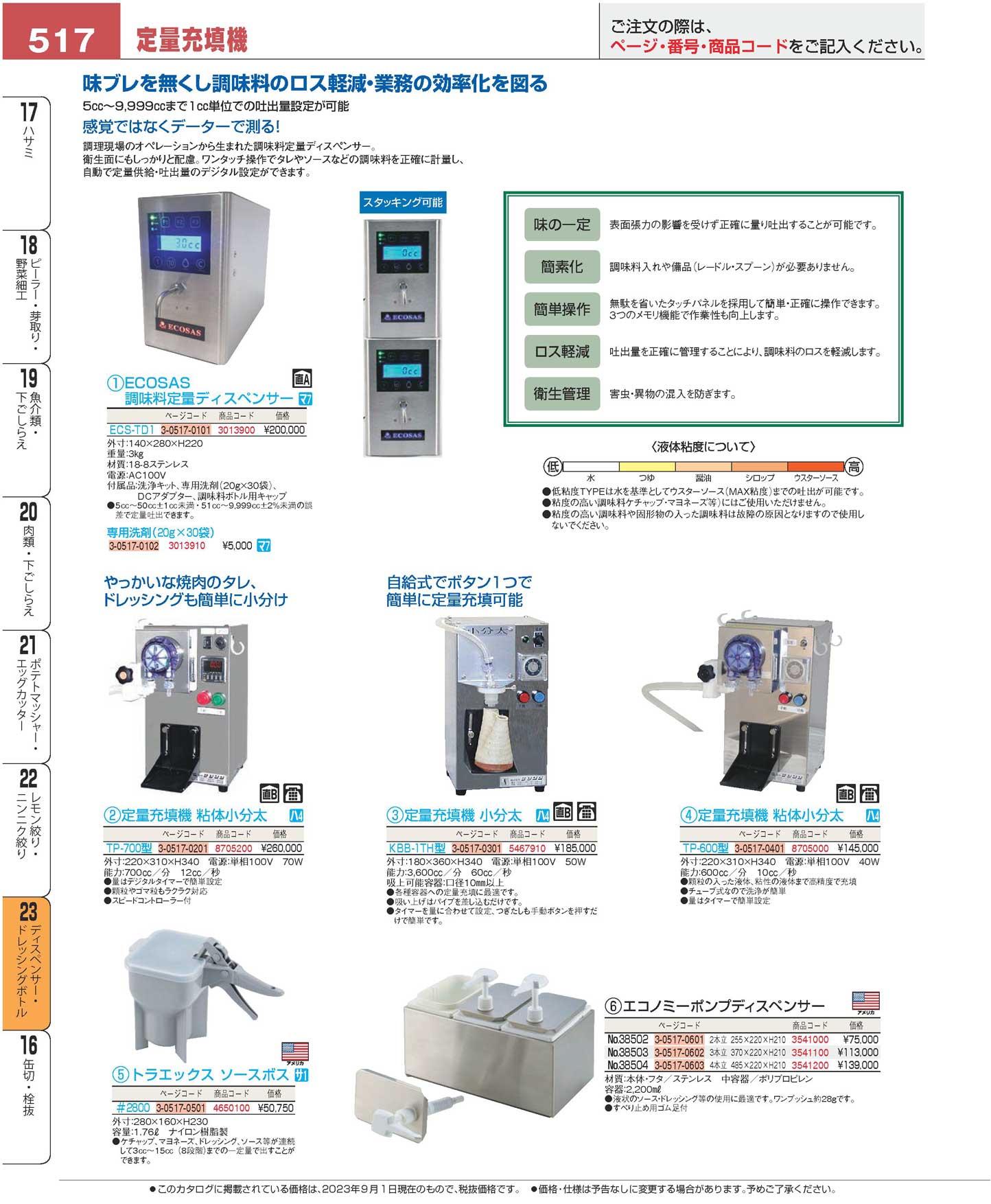 定量充填機 小分太 ＫＢＢ-１ＴＨ型(150)（商品番号5467910）