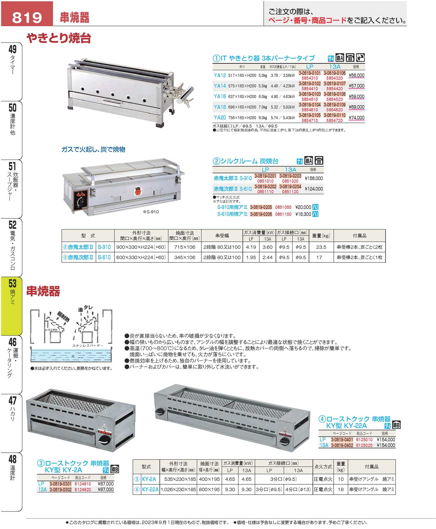 串焼器 ローストクック ＫＹ型 ＫＹ-２２Ａ １３Ａ(130)（商品番号3