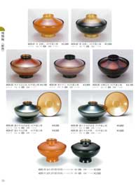 耐熱吸物椀・平富士椀・金帯霞形吸物椀Soup Bowls(Heat-resistant)