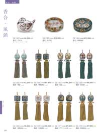 香合・風鎮Kutani-ware, Incense Container, Weights (Hanging- scroll Weight)