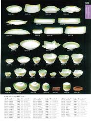 金吹きヒワ武蔵野（強化）Japanese Tableware(open stock)