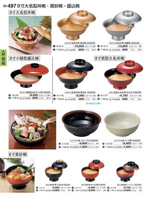 Goods for dish up 4