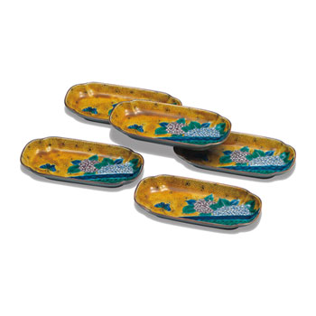 7号皿揃 吉田屋あじさい