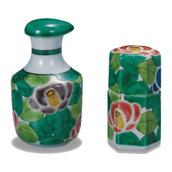 汁次・楊枝入セット 山茶花