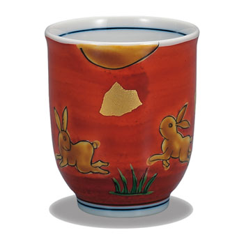 湯呑 赤巻うさぎ