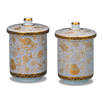 蓋付組湯呑 宝尽くし