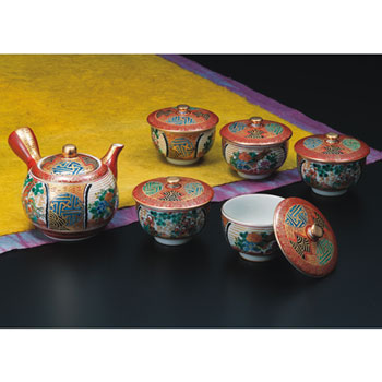 蓋付茶器 本金庄三