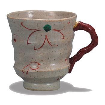 マグカップ 花文