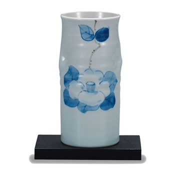 6号一輪生 染椿 (花台付)