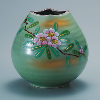 6号花瓶 しゃくなげ