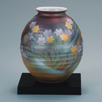 7号花瓶 小花 (花台付)