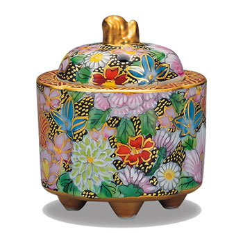 2.5号香炉 本金花詰