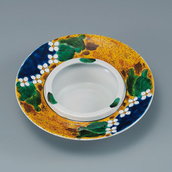 6.5号灰皿 紫陽花