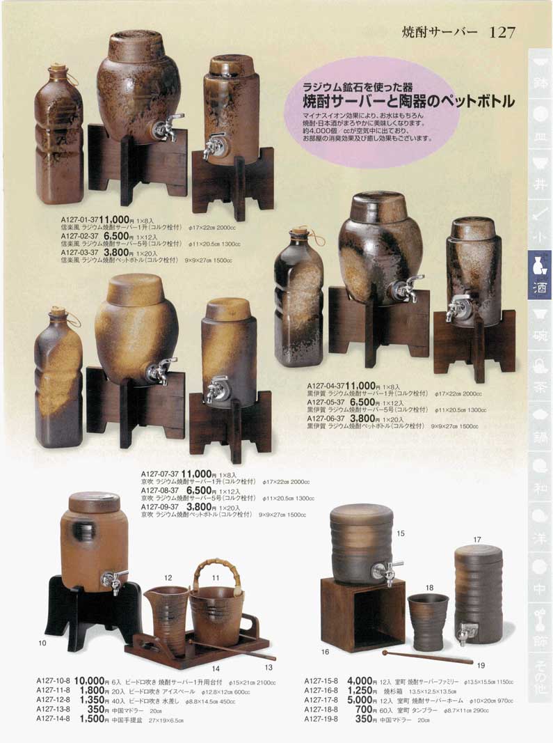 食器 焼酎サーバー器百科２１－127ページ