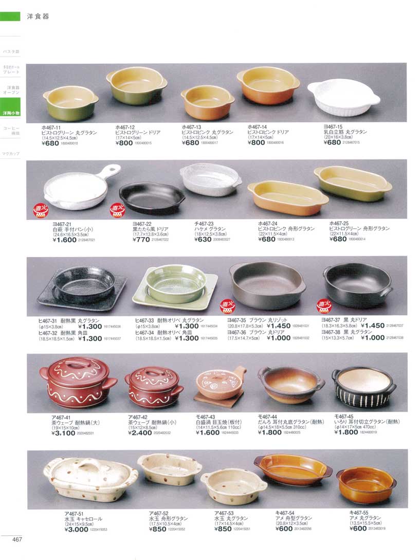 食器 グラタン皿・耐熱鍋 陶街道21－467ページ