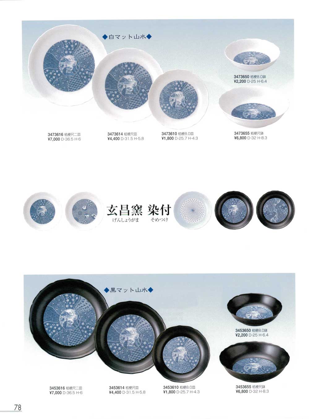 食器 玄昌窯染付花の木通り3－78ページ