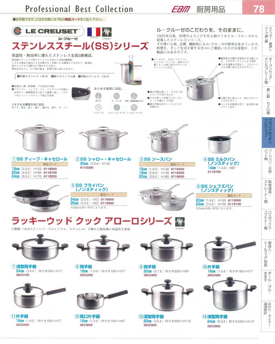 食器 ル・クルーゼ・ステンレススチールシリーズ・ラッキーウッド