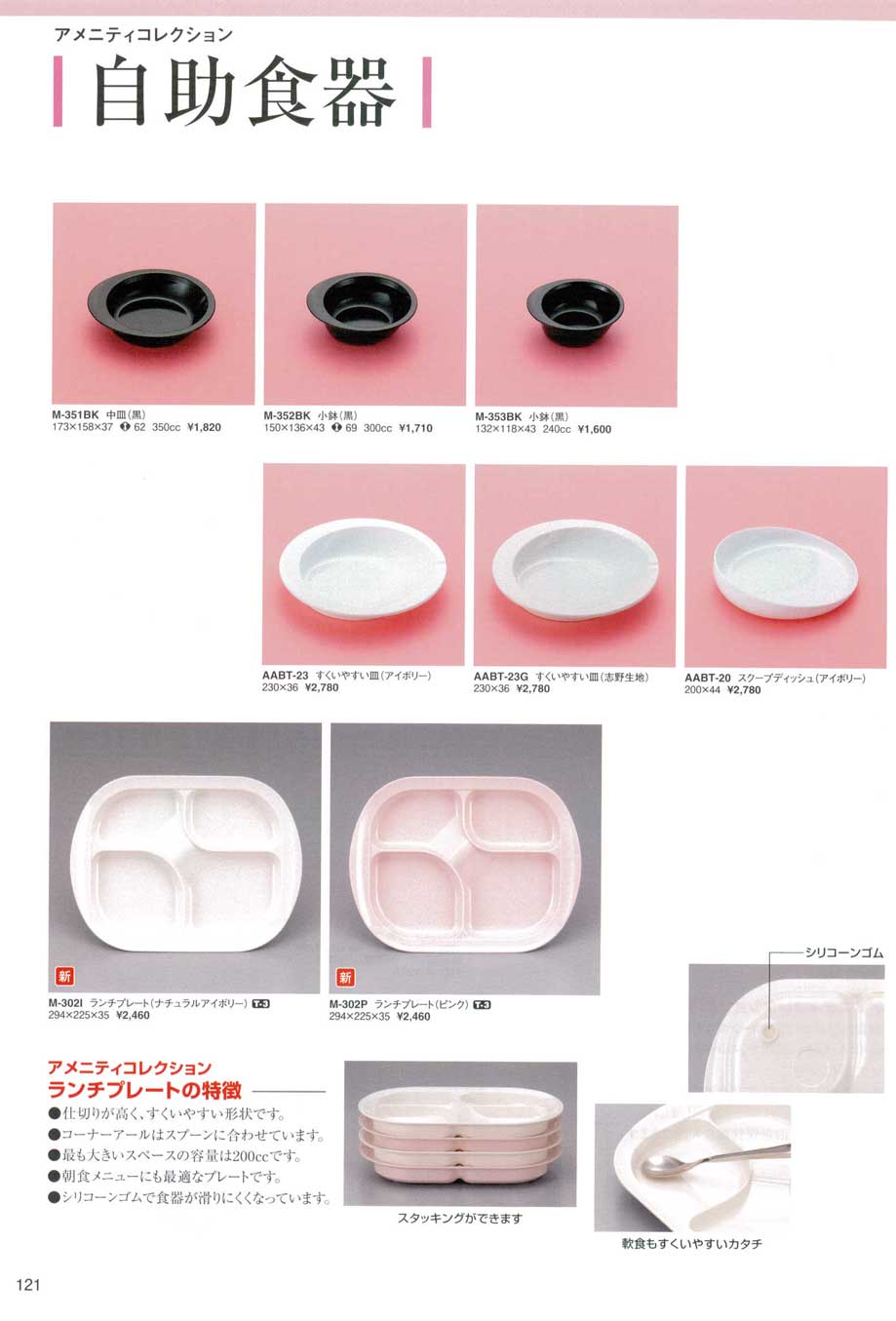 食器 自助食器スリーラインメラミンウエア2009－121ページ