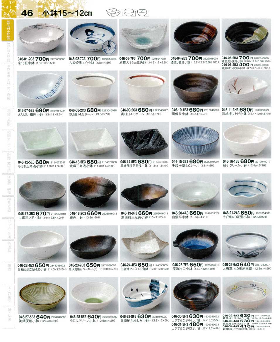 古窯三ツ足小鉢（商品番号046-17-3B3）