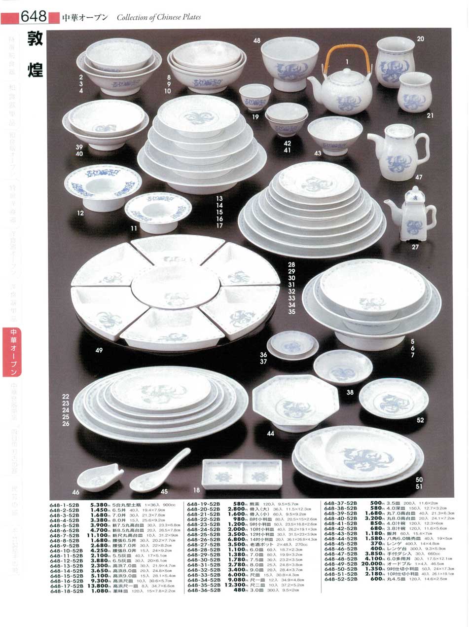 食器 敦煌みやびの器12－648ページ