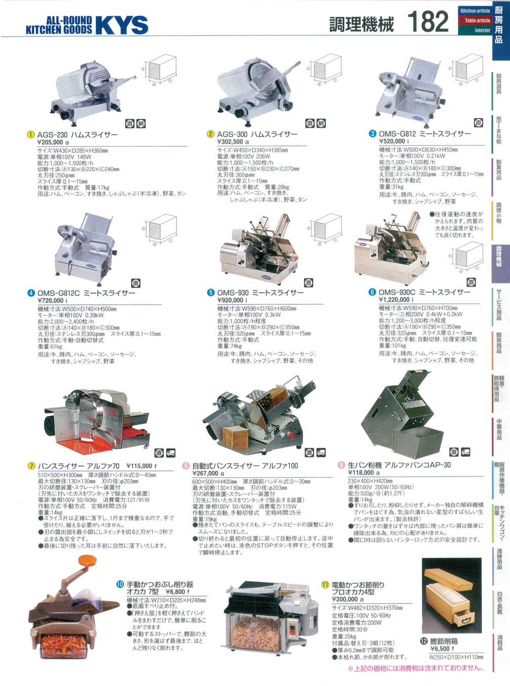 電動かつお節削り機 プロオカカ ４型 （商品番号10-0182-1101）